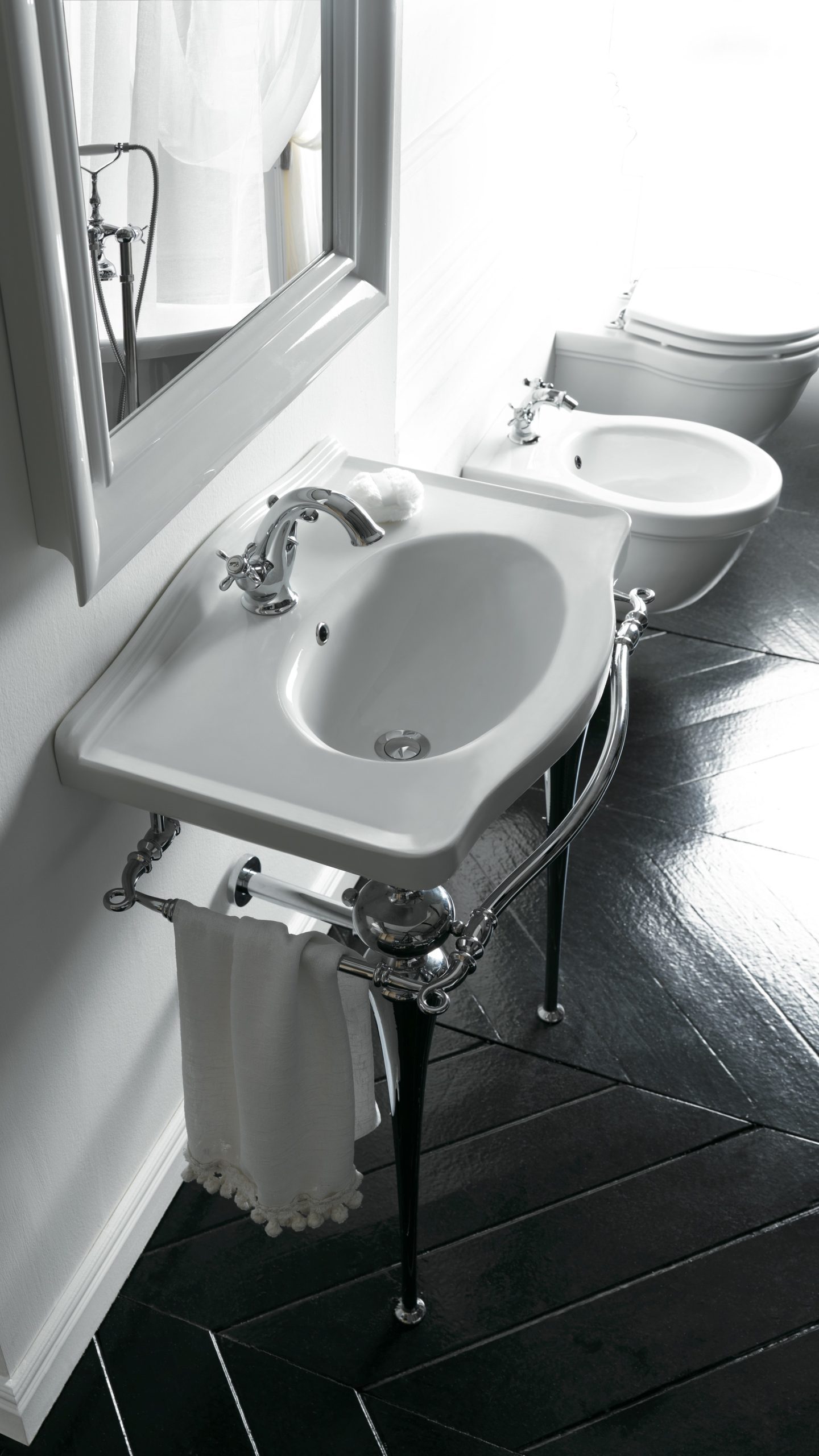 All of Albion's sanitary ware is brilliant white